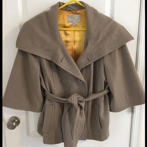 OLD NAVY Tan 3/4 sleeve jacket